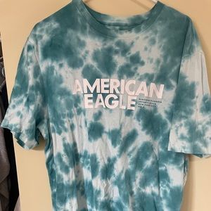 Tie Dye American Eagle Tee